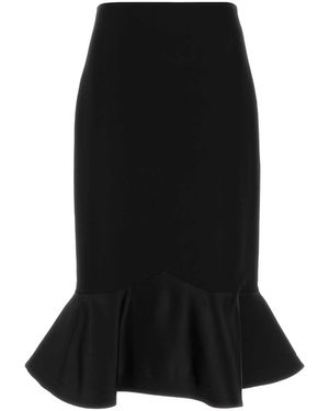 Fendi Wool Skirt - Black