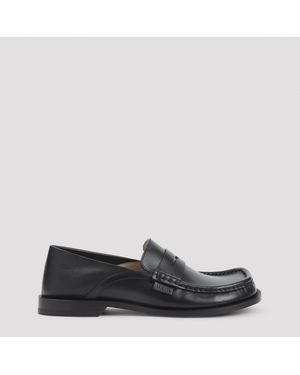 Loewe Campo Loafer mit Klappe hinten - Schwarz