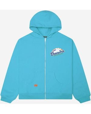 Willy Chavarria Cotton Sweatshirt With Logo - Blue