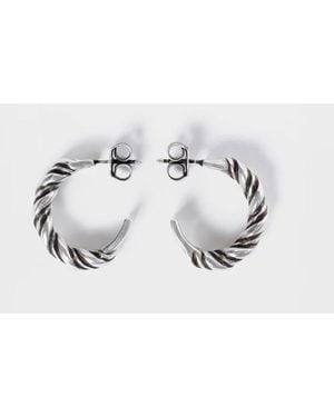 Ann Demeulemeester Pendientes Retorcidos Babs de (Par) - Negro