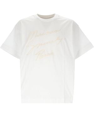 Givenchy White En Beige T -shirt - Wit