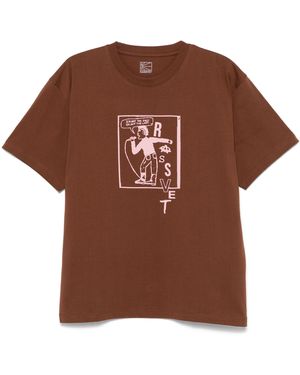 Rassvet (PACCBET) Statement Tee Shirt Knit - Brown