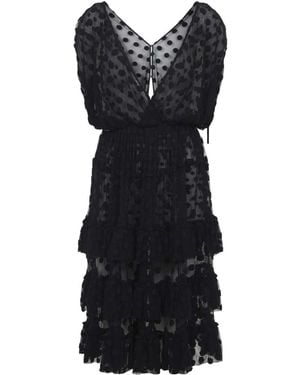 Dries Van Noten Elegant Cotton Dress By - Black