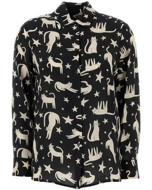 Weekend Silk Tabella Shirt - Black