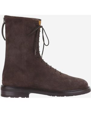 LEGRES Suede Boots - Brown