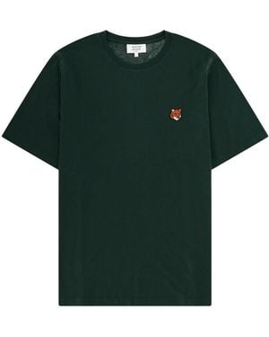 Maison Kitsuné T Shirt "Fox Head" - Green