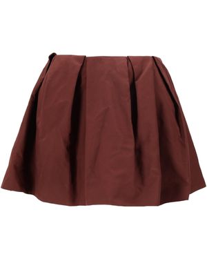 ShuShu/Tong Verscholen Korte Rok - Bruin