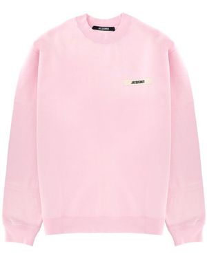 Jacquemus Crew Neck Sweatshirt - Pink