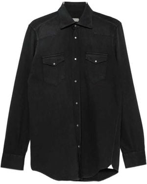 Sartorio Napoli Shirt With Buttons - Black