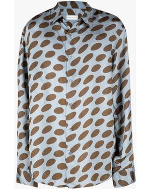 Dries Van Noten Caper 3002 M.W.Shirt Ste - Grey