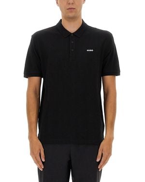 HUGO Polo "Donos" - Black