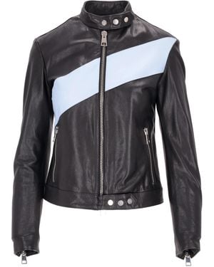 LA ROSE Leather Bomber - Black