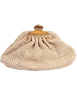 Marc Jacobs Die kleine Klauenclip-Clutch - Natur