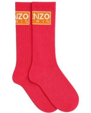 KENZO Paris Socks - Red