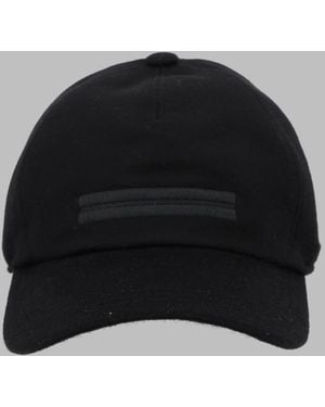 ZEGNA 100% Cashmere Beanie Hat - Black