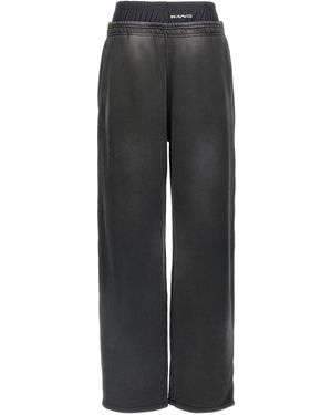 T By Alexander Wang T von Alexander Wang Layered Joggers - Grau