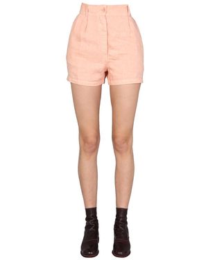 Aspesi Wide Leg Shorts - Pink