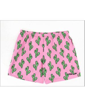 YES I AM Costume Da Bagno Con Stampa - Pink