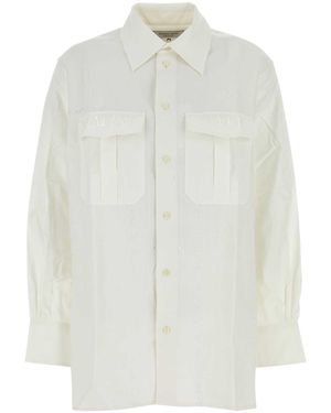 Marine Serre Cotton Shirt - White