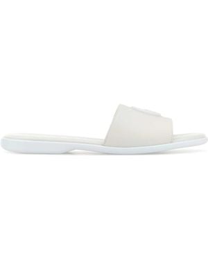 Gucci Logo Sandals - White