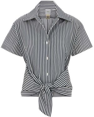 Patou Knotted Shirt - Grey