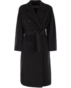 Max Mara Madame Virgin Wool And Cashmere Coat - Black