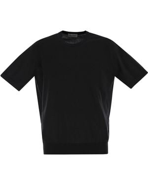 John Smedley Kempton Cotton Crew Neckpullover - Schwarz