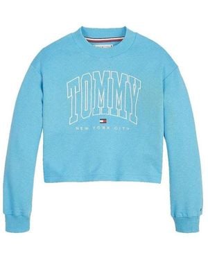 Tommy Hilfiger "Varsity" Logo Jersey - Blue