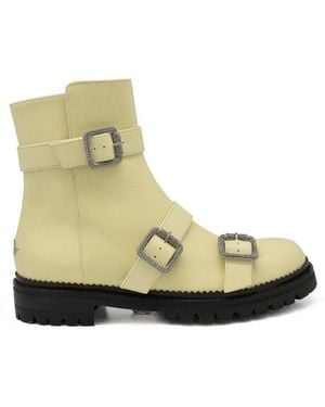 Jimmy Choo Botas Hank Flat - Neutro