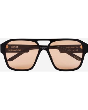 FACE HIDE Viso Occhiali Da Sole Logo - Nero