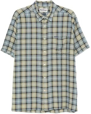 Barbour Midfield Tartan Shirt - Grey