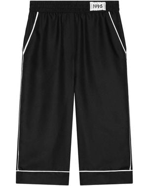 Dolce & Gabbana Wide Pants - Black