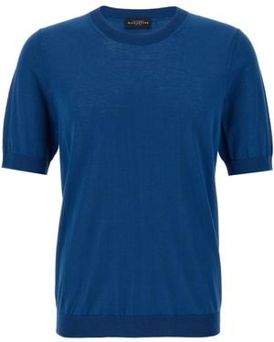 Ballantyne 'r Neck' Pullover - Blau