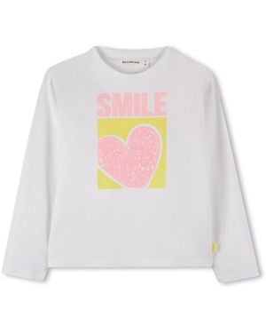 Billieblush "Heart Smile" T-Shirt - White