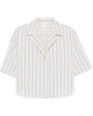 forte_forte Striped Shirt - White