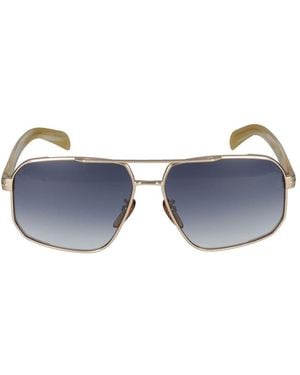 David Beckham Sunglasses Db 7102/S 06 S Striped /14/145 - Blue