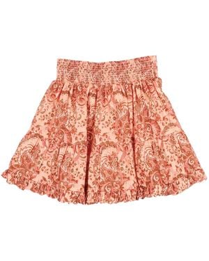 Zimmermann Aster Kids Bubble Hem Skirt - Red