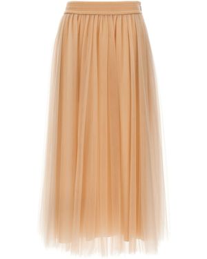 Fabiana Filippi Tulle Skirt Gonne Rosa-Donna - Neutro