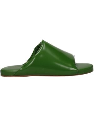 Bottega Veneta Sandals And Clogs/Chili Pepper Leather - Green