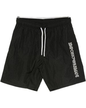 Emporio Armani Logo Swimshorts - Black