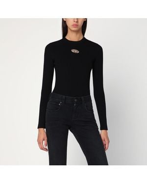 DIESEL Ribbed Valari Jumper - Black