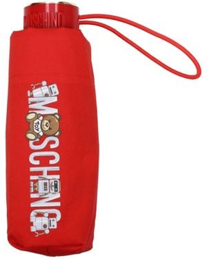 Moschino Regenschirme Frauen Polyester Rot/Brilliant Rot