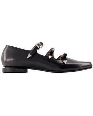 Toga AJ1344 Ballerinas Toga Pulsa Leather Black - Negro