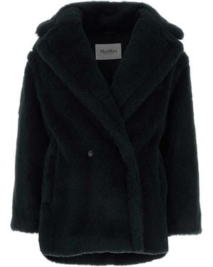 Max Mara Teddy Olga Coat - Black
