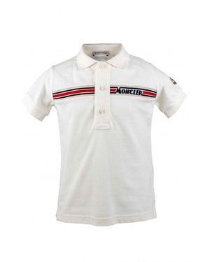 Moncler Polo Shirt - Bianco