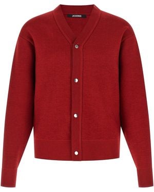 Jacquemus Cárdigan 'Le Cardigan Doppio' - Rojo