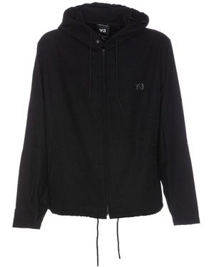 Y-3 Adidas y 3 adidas y 3 sweat à capuche en flanelle - Noir