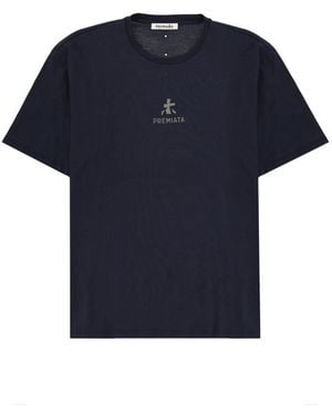 Premiata T Shirt Con Logo - Blue