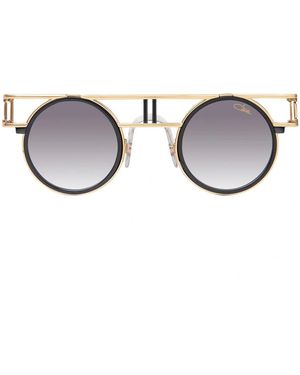 Cazal Sonnenbrille 668/3 001 Schwarz/Rauchgrau Unisex - Braun