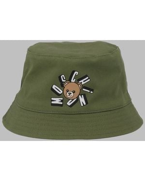 Moschino Hat With Gift Box - Green